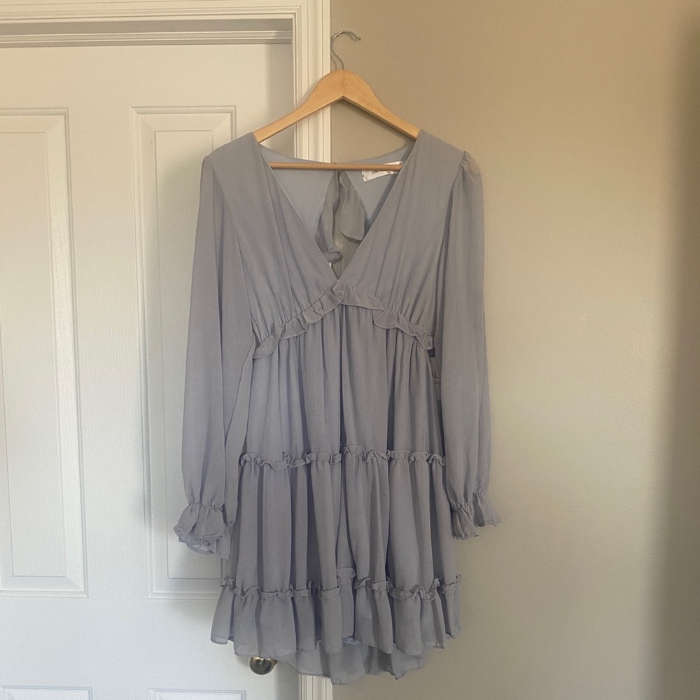 GAL Clothing ‘Hana’ blue mini dress • size M • NWT